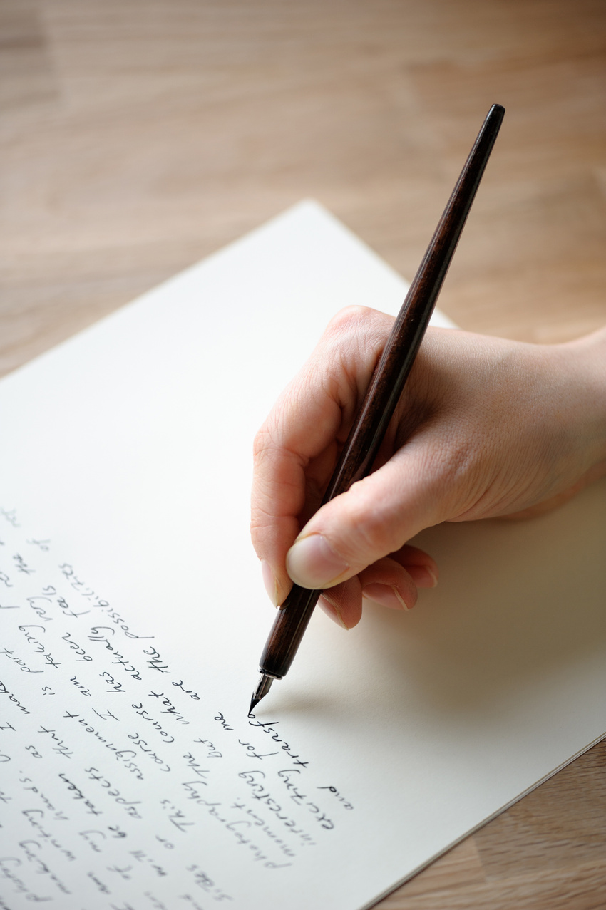 Writing letter to a friend